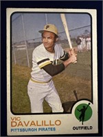 1973 TOPPS VIC DAVALILLO 163