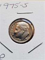 1975-S Proof Roosevelt Dime