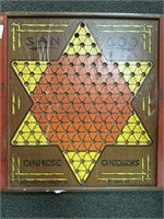 VINTAGE SAN LOO CHINESE CHECKERS/ANTE-UP RUMMY