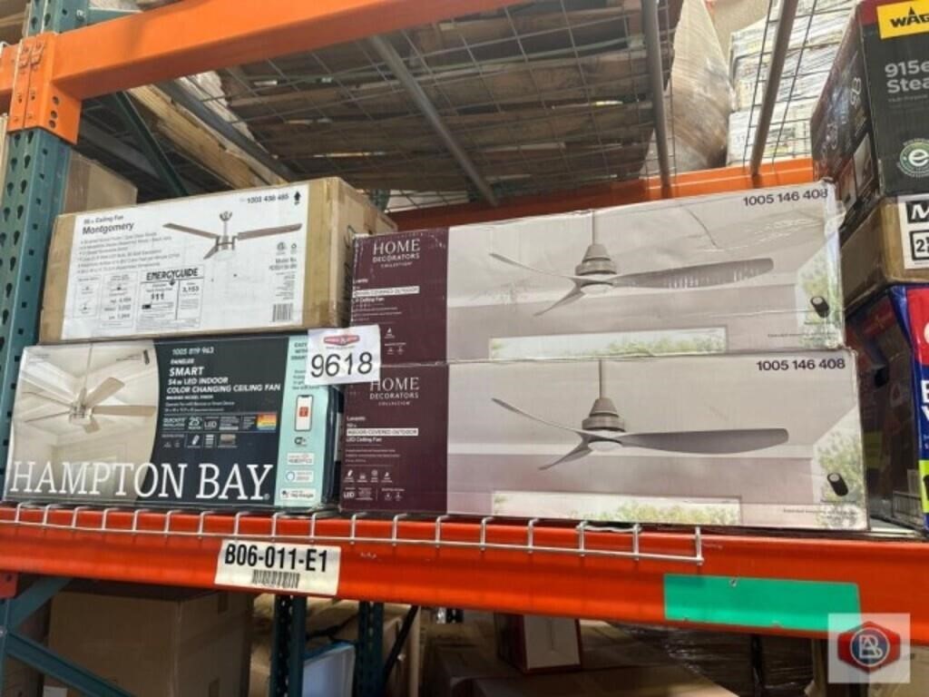 lot of 4 ceiling fans