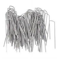 AAGUT 200 Pack 6 Inch Garden Stakes Galvanized (2p