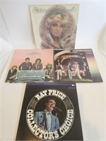 ALBUM LOT, MANDRELL, OAKRIDGE BOYS, PRICE