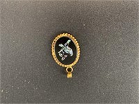 Beautiful pendant of an Australian opal mosaic pen