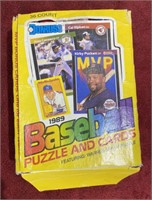Full Box Donruss 1989 Baseball Cards