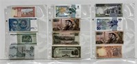 LOT OF (12) ASSORTED BANKNOTES