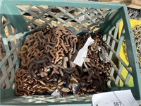 Crate of Assorted Chain - Various Sizes & Lengths