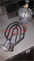 Mixer implements and dough implement