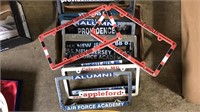 FLAT OF ASST LICENSE PLATE HOLDERS