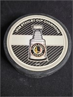 NHL Hockey Puck Chicago Blackhawks 1938 STANLEY