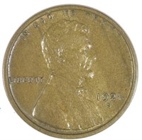 AU 1921-S Lincoln Cent