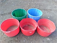 5-- Plastic Feed Buckets