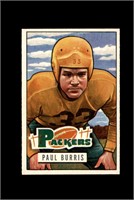 1951 Bowman #89 Paul Burris NRMT to NM-MT+