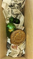 Box of Vintage Avon Bottles