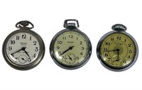 Lot of 3 Vintage Pocket Watches