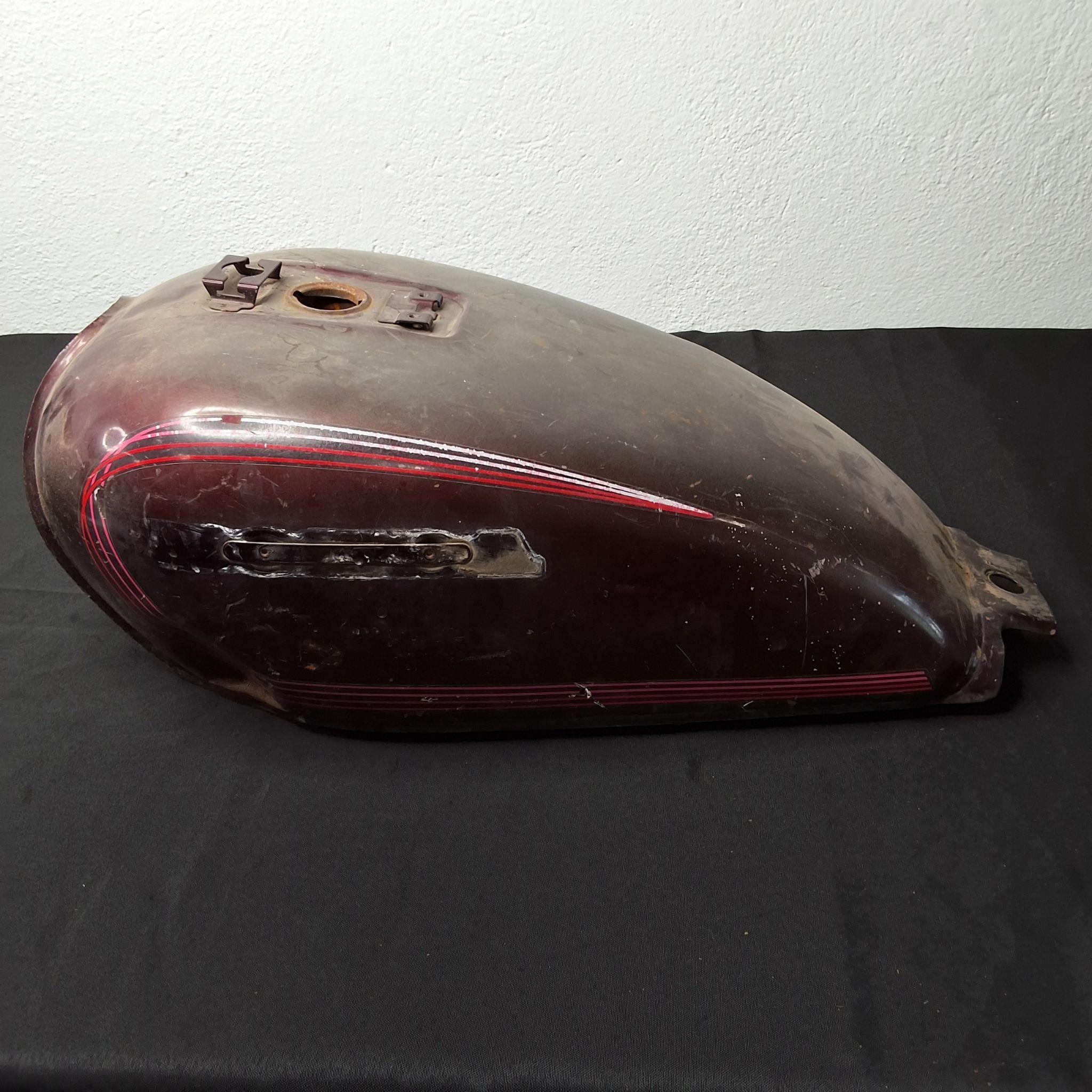 VINTAGE MOTORCYCLE GAS TANKS-COVERS AND MORE