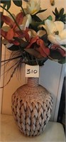 Vintage Wicker & Rattan Vase