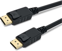 iCAN 28AWG DisplayPort 1.2 Cable Male to Male Gold