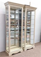 Pr Limed Oak Display Cabinets by Philip Reinisch