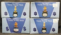 Lot Of 4 New Funny Money Banks What A Concept