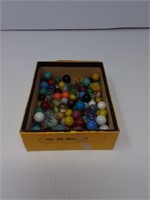 Assorted marbles, some clay, some antique