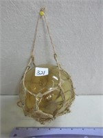 AMBER GLASS NAUTICAL BALL