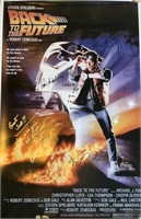 Back To The Future cast signed movie poster