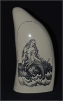 Whale Tooth Scrimshaw (Replica)