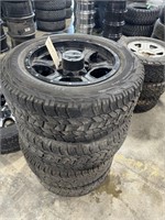 4-  18X4   OFF ROAD VISION WHEELS AND TIRES
