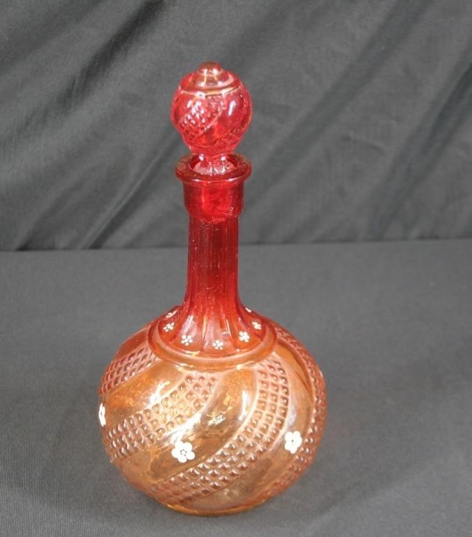 Antq 1920's Baccarat Rose Decanter