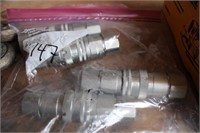 4 Skid Steer Quick Attach Fittings