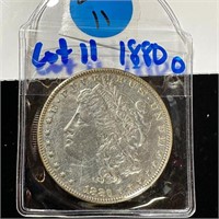 1880 - O Shiny Morgan Silver $ Coin