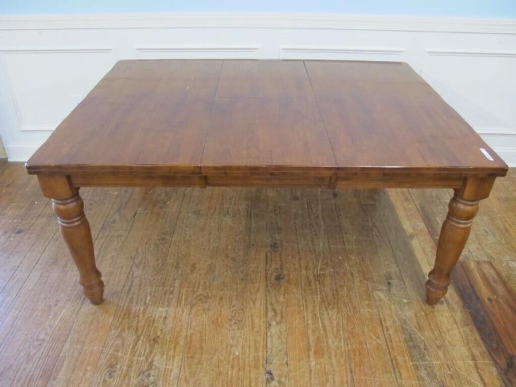 LARGE SOLID WOOD MODERN TABLE 48 X 66 SEE PHOTOS