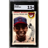 1954 Topps Ernie Banks Rookie Sgc 2.5