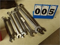 8 - ASSORTED  COMBINATION WRENCHES
