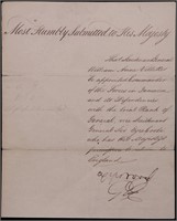 [King George III, Jamaica] Signed Appointment, 180