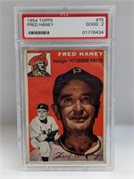 1954 Topps PSA 2 75 Fred Haney Pittsburgh Pirates