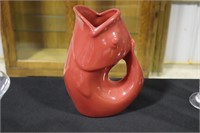 Gurgle Pottery fish pitcher