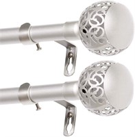 Decorative Curtain Rods 2 Pack