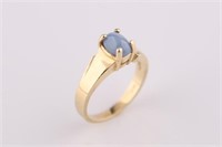 14kt Yellow Gold Ring with Star Sapphire