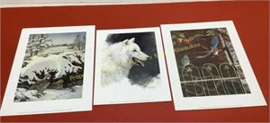 Prints White Wolf study - Solberg fallen Pear