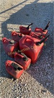 Gas Cans, Lot of 8
