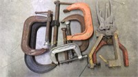 Ground Pliers, C-Clamps