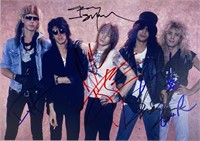 Autograph Guns N Roses Photo