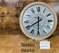 20" Diamter Wall Clock (see 2nd photo)