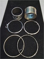 Group of bracelets and napkin holders