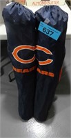 (2) Chicago Bears Bag Chairs