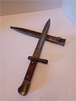 WW2 Mauser bayonet. Marked AS-FA number 209627
