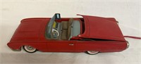 1960's VINTAGE OLD RED TIN TOY CAR FORD JAPAN