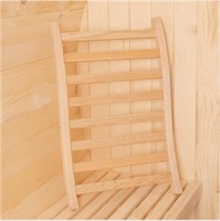 Sauna Backrest Natural Canadian Hemlock Wood