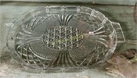 SHANNON CRYSTAL TRAY - PINEAPPLE